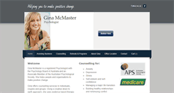 Desktop Screenshot of ginamcmaster.com